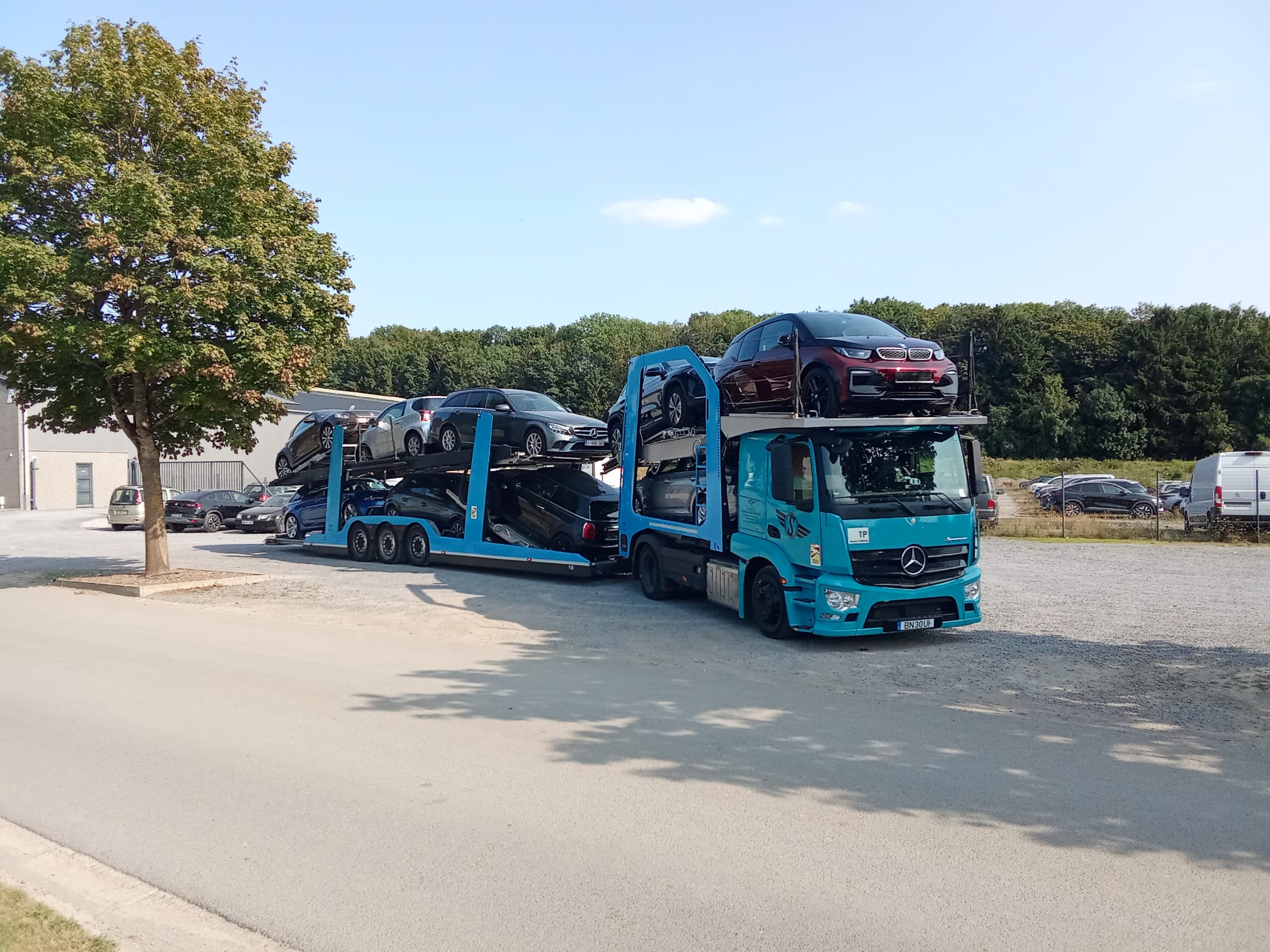 transporte de automóveis 